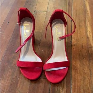Red Lulu's heels